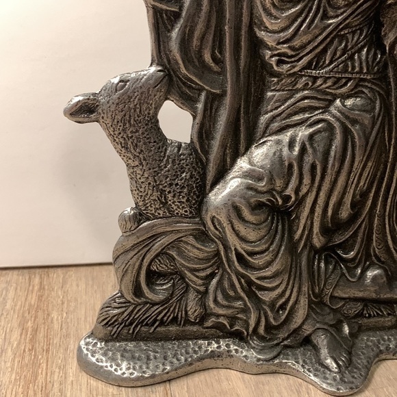 ANGEL & Lamb w/Wings Candle Stick Holder- Excellent Condition - Picture 4 of 15